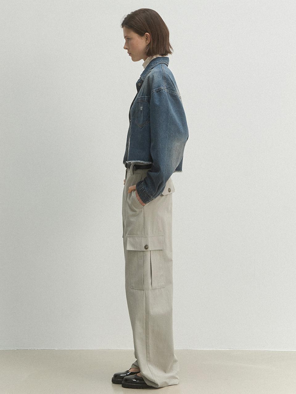 Atelier Nain CARGO POCKET STRIGHT PANTS(PT-5567)