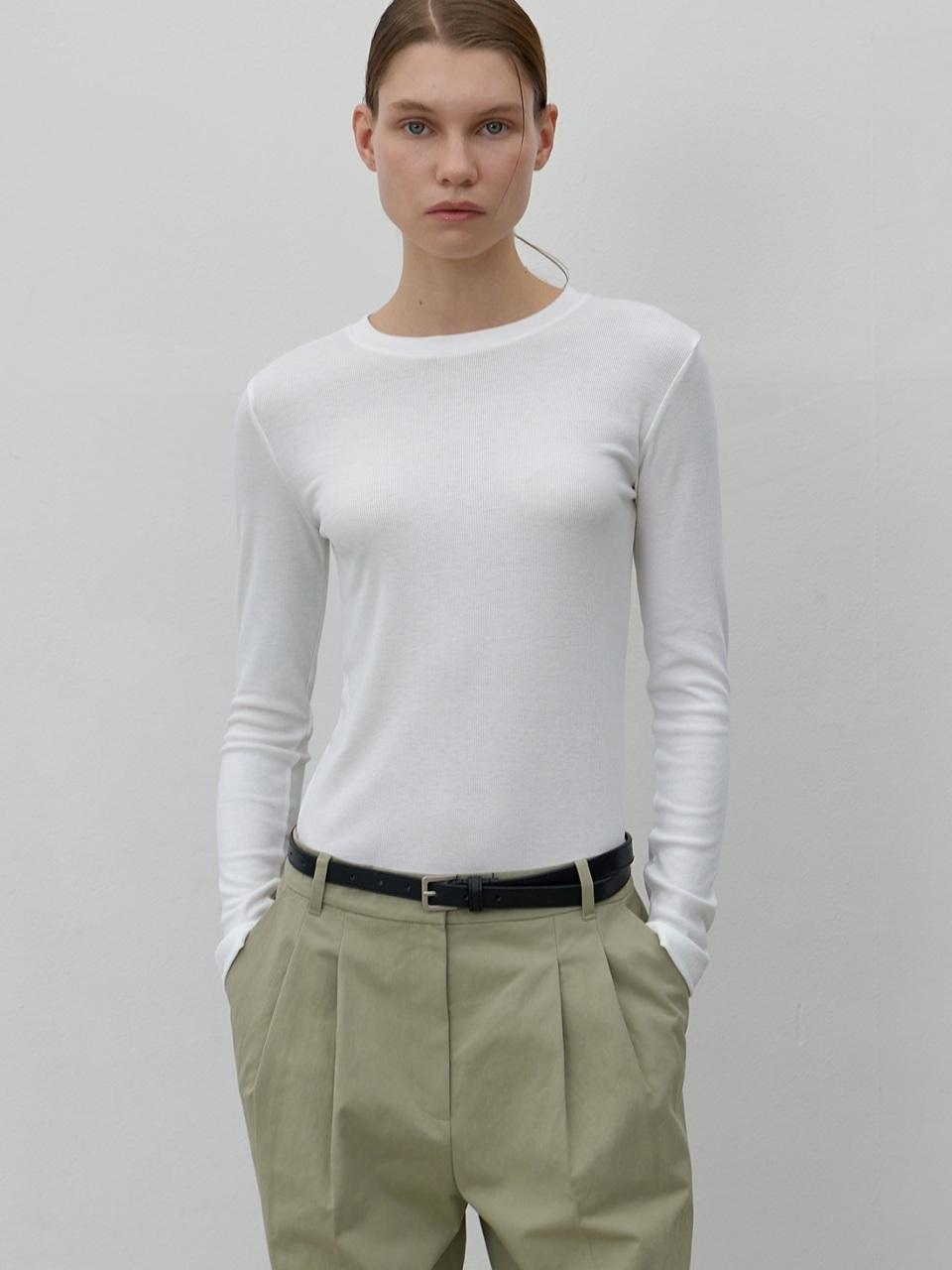 Atelier Nain Essential Basic Light Slim Tee (T-6876)