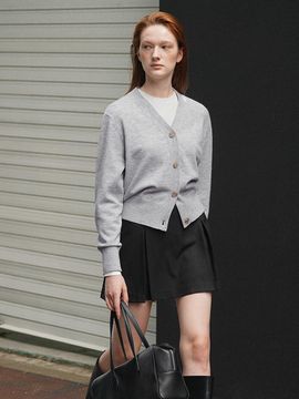 Atelier Nain ESSENTIAL CASEY CUTOUT CARDIGAN(CD-2141)