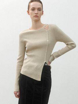 Atelier Nain ESSENTIAL DANIEL CUTOUT KNIT (T-6951)
