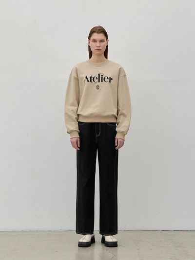 Atelier Nain Essential Pleats Color Denim Pants (PT-5503)