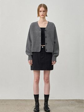 Atelier Nain Essential Wool Double-Knit Cardigan (CD-2192)