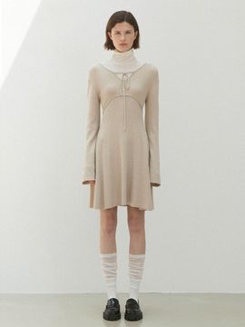 Atelier Nain JENNA RIBBON KNIT DRESS(OP-6225)