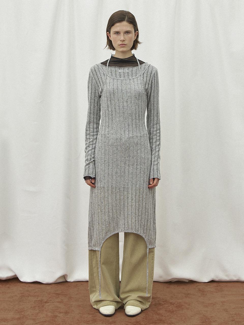 Atelier Nain JERSY RIB TOP&amp;DRESS SET S(OP-6210)
