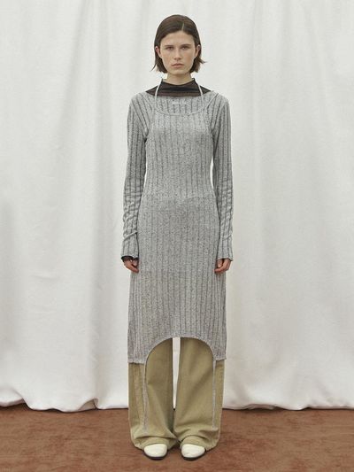 Atelier Nain JERSY RIB TOP&amp;DRESS SET S(OP-6210)