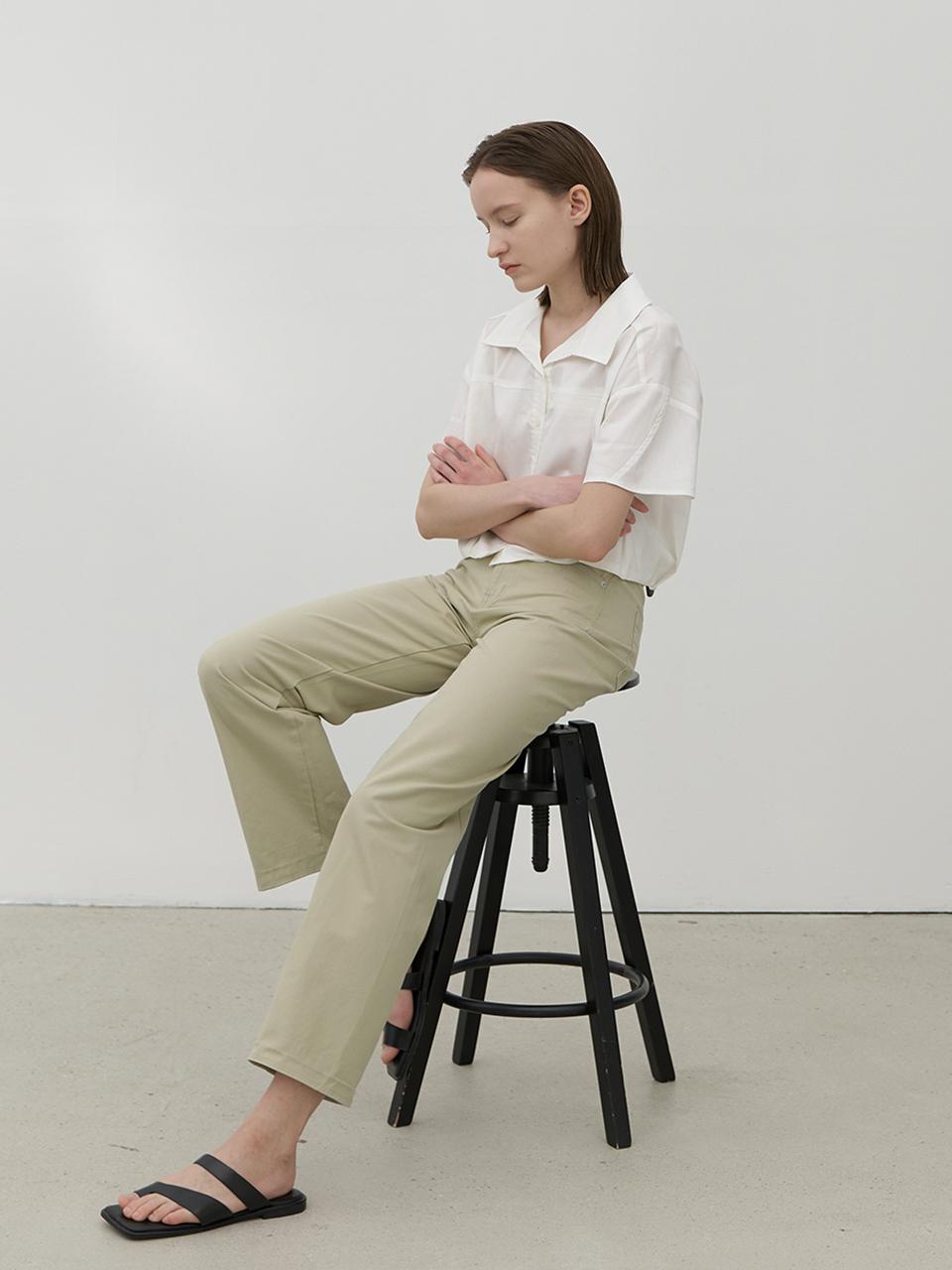 Atelier Nain Karma Cotton Straight Leg Pants - 3colors