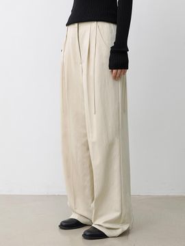 Atelier Nain Low Waist Adjustable String Lightweight Pants (PT-5623)