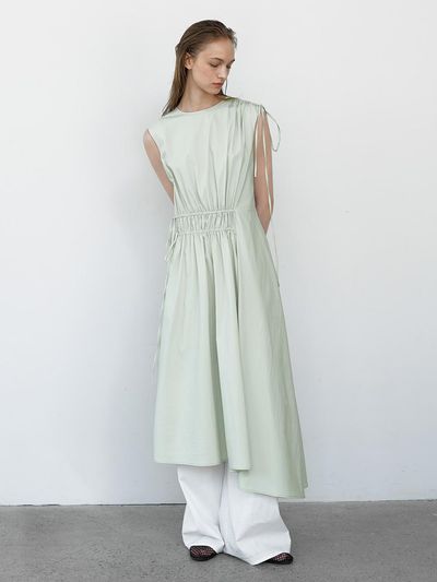 Atelier Nain MELIN SIDE STRING SLEEVELESS DRESS (OP-6269)