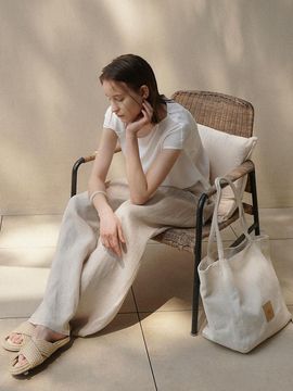 Atelier Nain Molly String Linen Pants