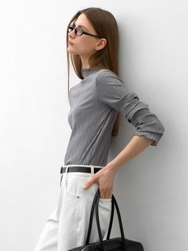 Atelier Nain MUE CREASE JERSEY T-SHIRT (T-7004)