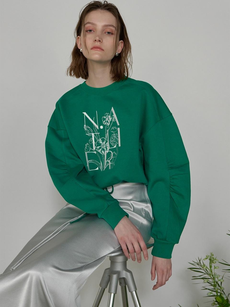 Atelier Nain N.Atelier Flower Crop Sweatshirt