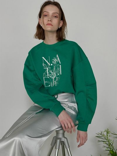 Atelier Nain N.Atelier Flower Crop Sweatshirt