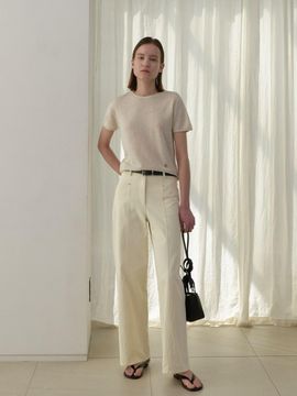 Atelier Nain Natural Stitch Cotton Pants