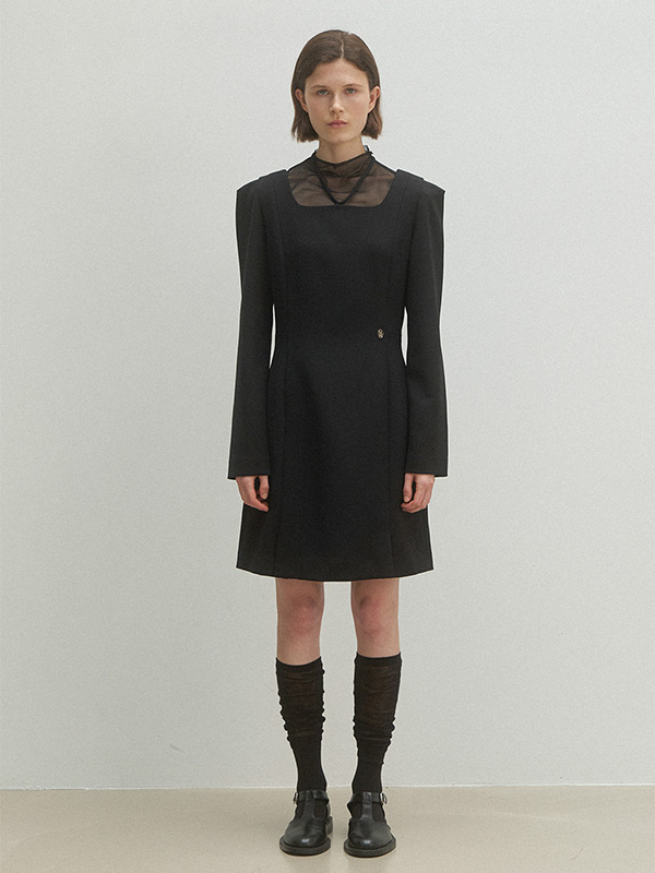 Atelier Nain OVELY HALTER NECK DRESS(OP-6213)