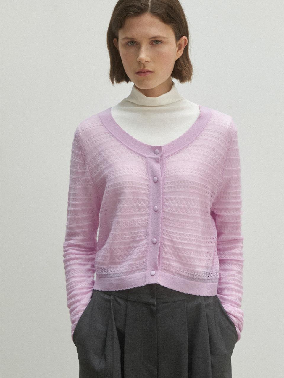 Atelier Nain SKASHI PUNCHING CARDIGAN(CD-2139)