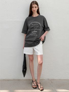 Atelier Nain VINTAGE TIME BOXY T-SHIRT (T-7044)