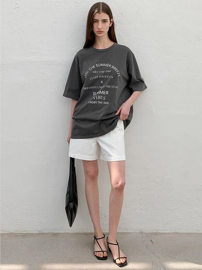 Atelier Nain VINTAGE TIME BOXY T-SHIRT (T-7044)