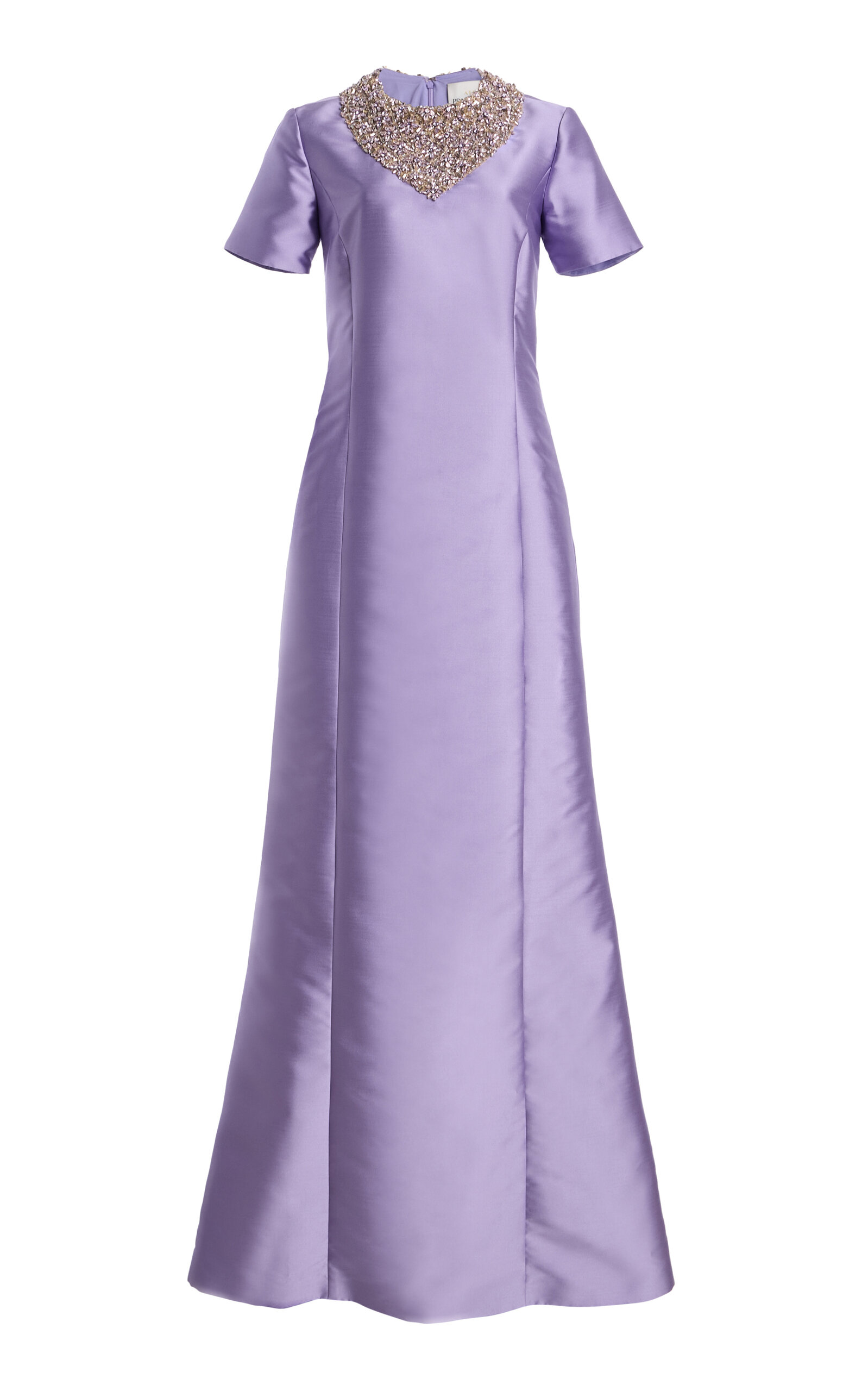 Atelier Prabal Gurung Atelier Prabal Gurung EmbellishedNeck Mikado Gown