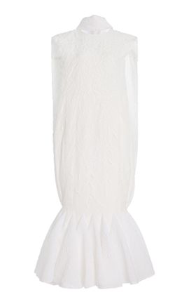 Atelier Prabal Gurung Atelier Prabal Gurung Embossed Cloque Midi Dress