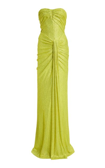 Atelier Prabal Gurung Atelier Prabal Gurung Strapless CrystalEmbellished Tulle Gown