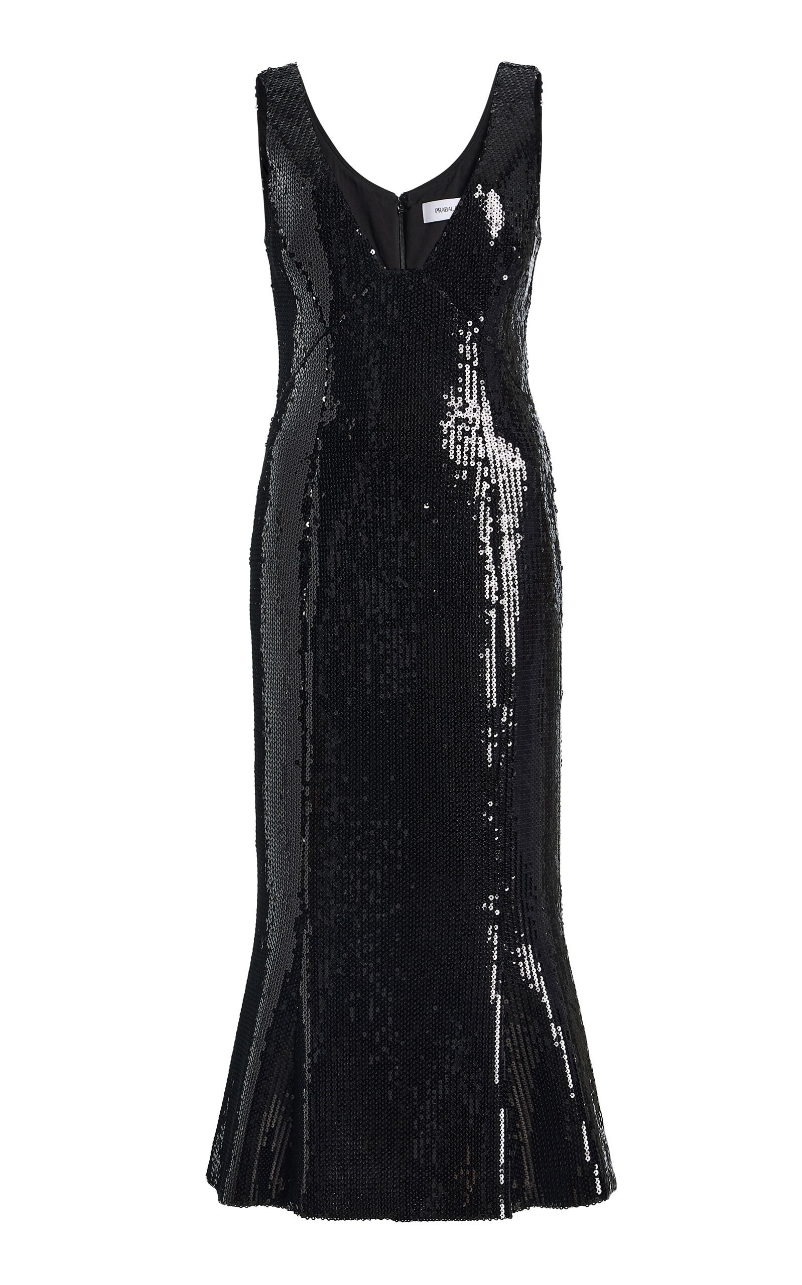 Atelier Prabal Gurung Atelier Prabal Gurung Stretch Sequined Midi Dress