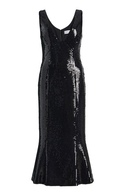 Atelier Prabal Gurung Atelier Prabal Gurung Stretch Sequined Midi Dress