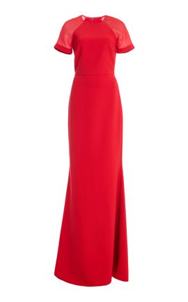 Atelier Prabal Gurung Atelier Prabal Gurung StretchCrepe TShirt Shift Gown