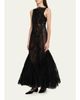 Atelier Prabal Gurung High-Neck Sleeveless Lace Mermaid Gown - 4