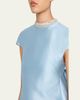 Atelier Prabal Gurung Naomi Crystal Button-Back Gown with Train - 5