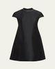 Atelier Prabal Gurung Pearly-Trim Cap Sleeve Mini Dress - 1