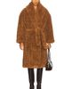 Atlein Atlein Long Teddy Wrap Coat - 1