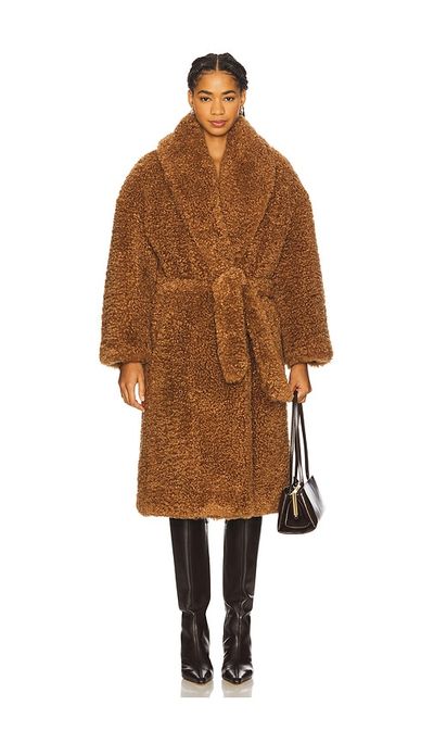 Atlein Atlein Long Teddy Wrap Coat