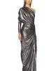 Atlein Atlein One Sleeve Draped Gown - 2