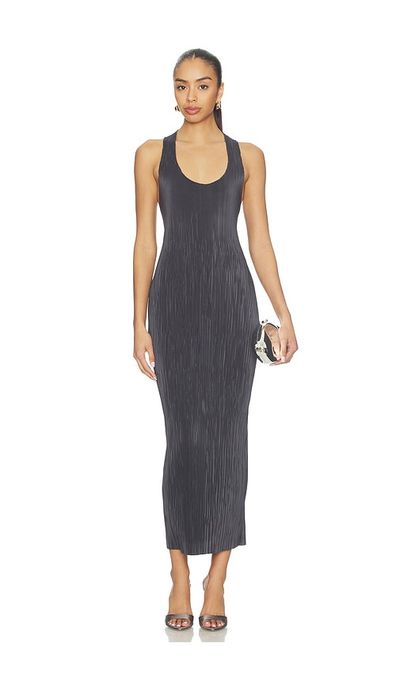 Atlein Atlein Pleated Tube Dress