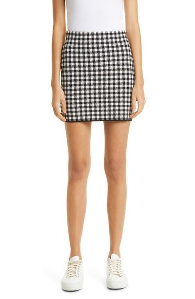 ATM Anthony Thomas Melillo ATM Anthony Thomas Melillo Gingham Jacquard Minskirt