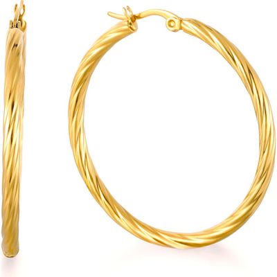 Atolea Atolea Bold Twisted Hoops
