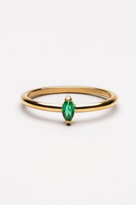 Atolea Atolea Dainty Emerald Ring