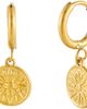 Atolea Atolea Golden Sun Earrings  - 1