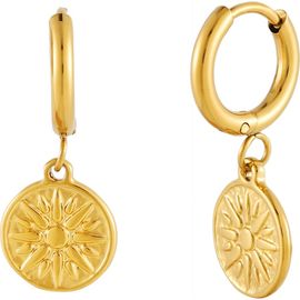 Atolea Atolea Golden Sun Earrings 