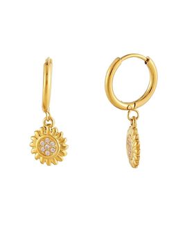 Atolea Atolea Helios Hoop Earrings