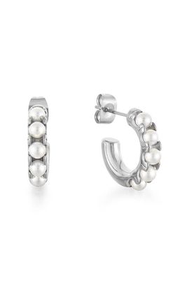 Atolea Atolea Mini Pearl Huggies Earrings