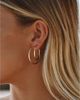 Atolea Atolea Thin Large Hoop Earrings - 4