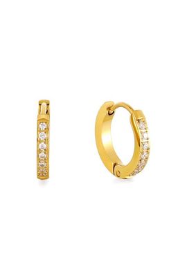 Atolea Atolea Tiny Gold Hoop Earrings