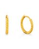 Atolea Atolea Twisted Hoops Earrings - 1