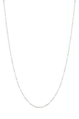 Atolea Atolea White Beaded Choker