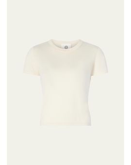 Attersee Cashmere-Silk Short-Sleeve Tee