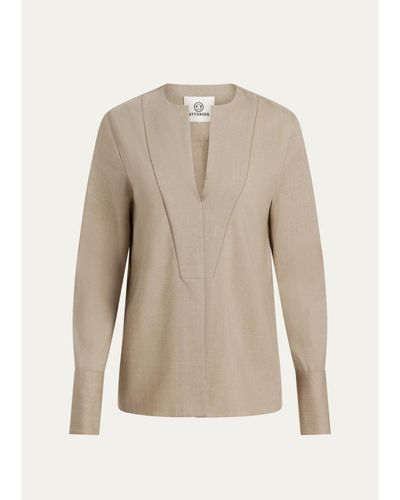 Attersee The Barb Stretch Suiting Shirt