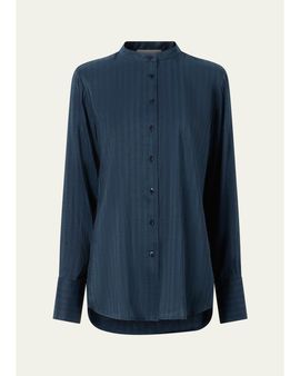 Attersee The Everyday Striped Linen Button-Down Shirt