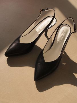 ATTITUDE;L BIEL Slingback_black