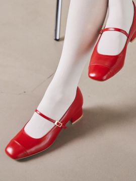 ATTITUDE;L COTTON PUMPS [red]